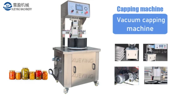 Semi-Automatic vacuum Capper Sealer Machine/Glass Bottle/Jar Vacuum Capping Machine Vacuum Capping Machine for Food Saver