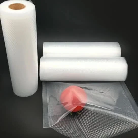 BPA Free Food Packaging Embossed Vacuum Sealer Roll Bag Household